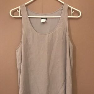 Gray Sleeveless Top